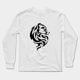 Wolf v2 Black Long Sleeve T-Shirt